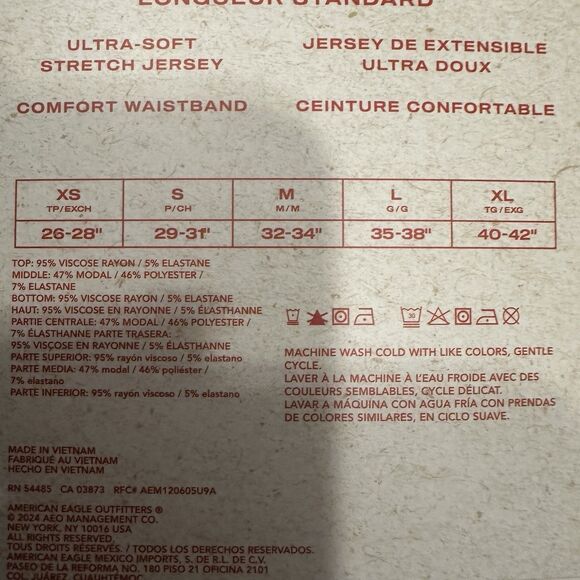 American Eagle Boxer Briefs Mens Small Ultra Soft 3 Pack Sheep Tan Fair Isle - Picture 4 of 5